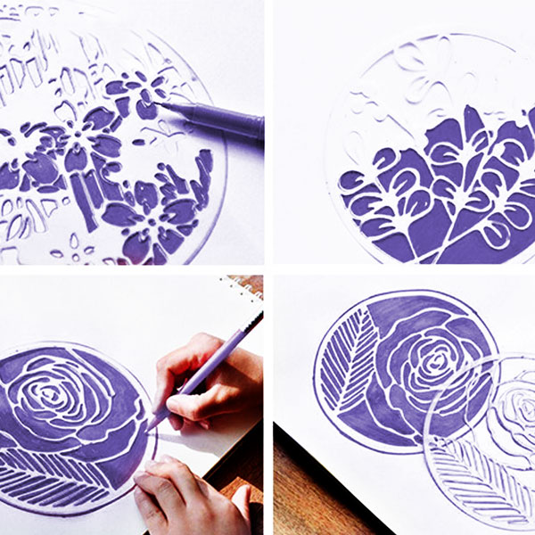 激光鏤空機(jī)能大大提高塑料手繪模板的生產(chǎn)效率！(圖2)